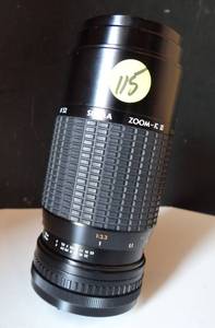lot 115 image: SIGMA ZOOM TELEPHOTO LENS - K III 13.54.5 f75-210mm