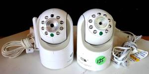 lot 135 image: PAIR - Infant Optics DXR-8 Video Baby Monitor Cameras $$$