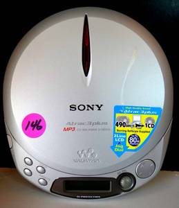 lot 146 image: SONY CD Walkman Atrac3Plus Personal CD Players D-NE510 $$