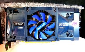 lot 149 image: Galaxy 60XMH6HS3HMW GeForce GTX 460 (Fermi) GC 768MB 192-bit GDDR5 PCI Express 2.0 x16 HDCP Ready SLI Support Video Card