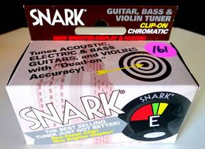 lot 161 image: SNARK CLIP ON CROMATIC GUITAR TUNER - NIB