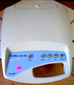 lot 170 image: RESMED Cpap S6 LIGHTWEIGHT CPAP MACHINE - TESTEDWORKS