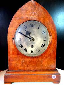 lot 182 image: RARE English Fusee 8 Day Mantel Clock, Tame Side England 17577 (FOR PARTS OR RESTORATION)