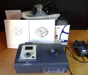 lot 184 image: PHILLIPS RESPIRONICS SYSTEM ONE CPAP - TESTEDWORKING W BAG