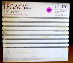 lot 185 image: LEGACY SERIES II AMPLIFIER LA420 400 WATT