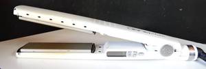 lot 196 image: Jilbere Nano Silver Ceramic Flat Iron (1 14 in) by Conair  - USEDWORKS