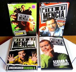 lot 224 image: MIND OF MENCIA UNSENSORED - SEASON 1-4 DVD SET
