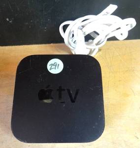 lot 291 image: APPLE TV STREAMING DEVICE WPOWER CORD - MODEL A1469