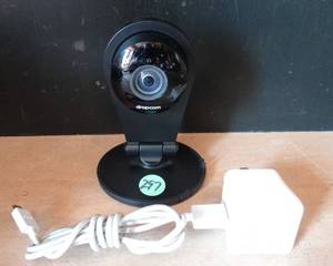 lot 297 image: Dropcam Wi-fi Wireless Video Monitoring Camera (Only) Black wCharger $$