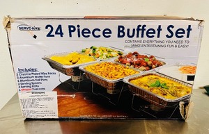 lot 22 image: Serve-Rite 24 Piece Buffet Set