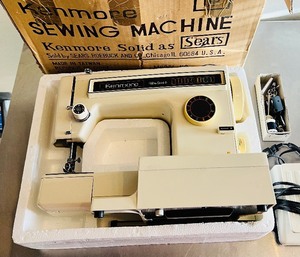 lot 27 image: SearsKenmore Model 13402 Sewing Machine