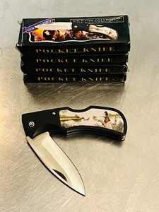 lot 46 image: Frost Cutlery Duck Stainless Steel Blade Lot of 4
