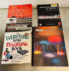 lot 59 image: Lot of 4 Audio Production  Recording Books