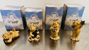 lot 72 image: Boyds Bears & Friends Lil Wings Flutter #24151, Firley #24153, Luvey #24154, Twink #24155