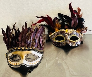 lot 96 image: Fancy Ball Room  Costume Ball Mask