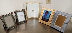 lot 148 image: 5 Piece Mixed Picture Frame Bundle