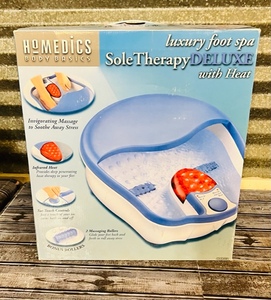 lot 173 image: Homedics Luxury Foot Spa Sole Therapy Deluxe wHeat