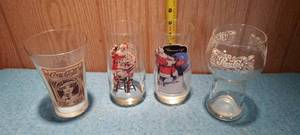 lot 11 image: Vintage Coke and Pepsi glasses