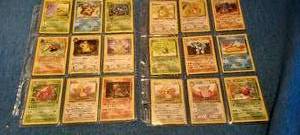 lot 21 image: 2 sleeves of 1999 Wizard Pokemon Cards (36 cards excellent condition)