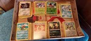 lot 22 image: Box of Pokemon cards (Basic, stage 1, trainers and energy)