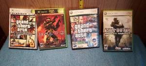 lot 25 image: Assortment of 4 Xbox and Xbox 360 games