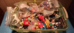 lot 37 image: big selections of Vintage action figures and miscellaneous toys