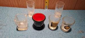 lot 39 image: assortment of shot glasses