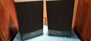 lot 49 image: Pair of Vintage Emerson shelf speakers