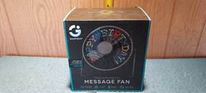 lot 85 image: New in box unopened message fan
