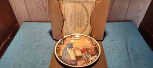 lot 87 image: Vintage Norman Rockwell Pantry Raid Plate