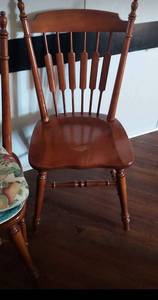 lot 98 image: Set of 6 Vintage Tell City Cat Tail back dining chairs