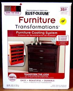 lot 14 image: RUSTOLEUM FURNITURE TRANSFORMATIONS COATING SYSTEM (Dark Tint Kit) $$ NIB