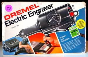 lot 20 image: VINTAGE Dremel Model 290 Electric Engraver Engraving Etching Tool in Original Box, Works Excellent