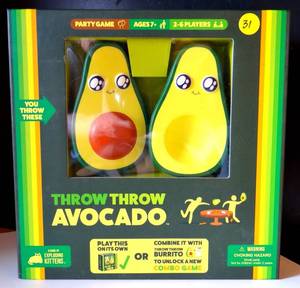 lot 31 image: NEW - Throw Throw Avocado by Exploding Kittens - A Dodgeball Card Game Sequel and Expansion Set $$
