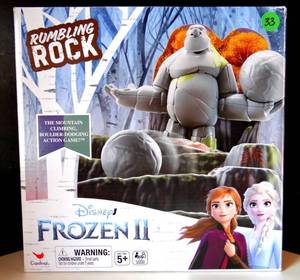 lot 33 image: Spin Master - Frozen II Rumbling Rock Action Kids Board Game