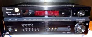 lot 34 image: Pioneer VSX-817-K 7 x 110W 7.1-Channel AV Receiver - Sound Retriever Technology, Freescale MIPS DSP, Component, WMA9 Pro Decoding, 24-bit, XMSIRIUS Ready, AMFM $$$