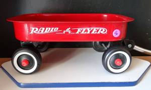 lot 56 image: Kids Radio Flyer Little Red Wagon $$