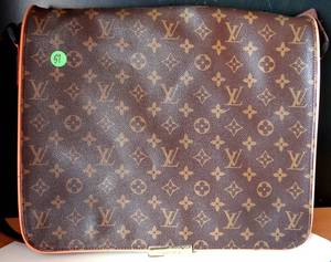 lot 57 image: LOUIS VUITTON BAG WITH SERIAL NUMBER A1863