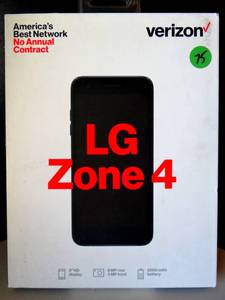 lot 75 image: NEWSEALED Verizon LG Zone 4 LM-X210VPP 16GB 4G LTE SmartPhone $$$