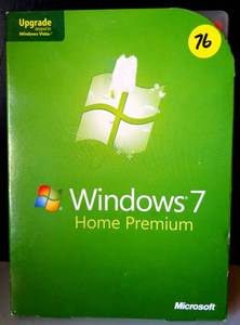 lot 76 image: Microsoft Windows 7 Home Premium Upgrade Version