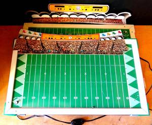 lot 105 image: VINTAGE NFL VIBRATING FOOTBALL PLATFORMS (ONLY) IN CRUDE ORIGINAL BOX