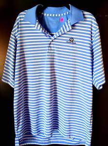 lot 114 image: BEAUTIFUL JACK NICKLAUS GRAND BEAR EMBROIDERED DRY FIT GOLF SHIRT - SIZE LARGE  USED $$