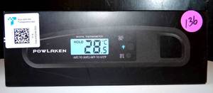 lot 136 image: Powlaken Instant Read Food Thermometer - NEW IN BOX $$