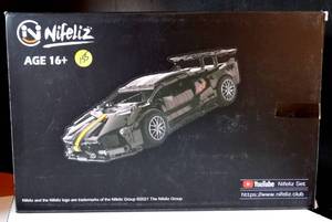 lot 155 image: NIFELIZ L670 Sports Car MOC Building Blocks and Construction Toy, Adult Collectible Model Cars Set to Build, 114 Scale Sports Car Model (1337 Pcs) $$$