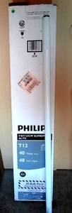 lot 207 image: Philips 40-Watt 4 ft. ALTO Supreme Linear T12 Fluorescent Tube Light Bulb, Cool White - 19 NEW TUBES