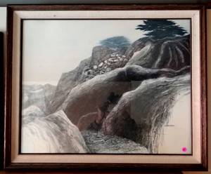lot 211 image: LARGE G F BROMMER PRINT FRAMED AND MATTED UNDER GLASS