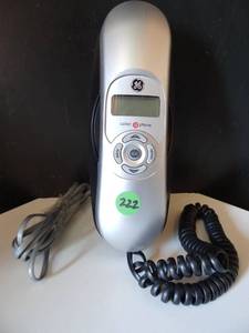 lot 222 image: GE Corded Landline Phone w Caller ID & Call Waiting 29267GE3-B