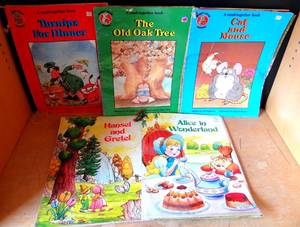 lot 224 image: VINTAGE COLORFUL JOY COWLEY ILLUSTRATED & STONEWAY BOOKS - OVERSIZED