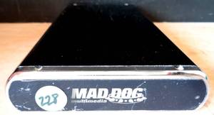 lot 228 image: MAD DOG MULTIMEDIA EXTERNAL DRIVE AS SHOWN (NO POWER SUPPLY)