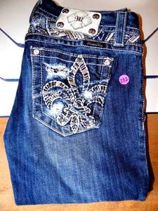 lot 232 image: MISS ME WOMENS JEANS - SIGNATURESLIM BOOT - SIZE 29 - EXCELLENT CONDITION $$$